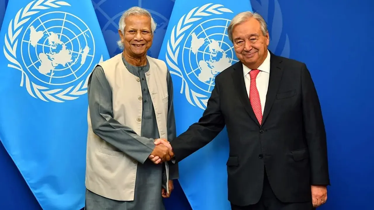 Guterres assures Yunus of mobilising int'l support on Rohingya issue