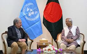 UN chief Guterres meets CA Yunus