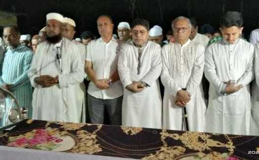 BNP Senior Joint Secretary General Rizvi at Lamia's funeral in Patuakhali
